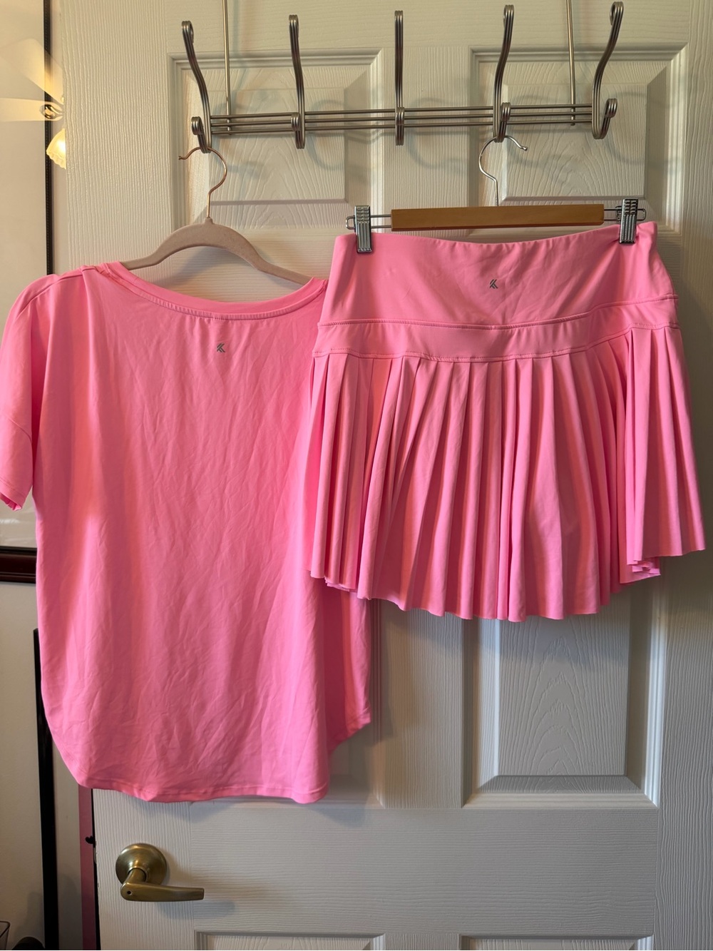 Kyodan Pink Tennis Skort and Top Set
